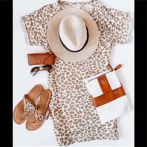 Ultra  soft leopard print Nordstrom dress